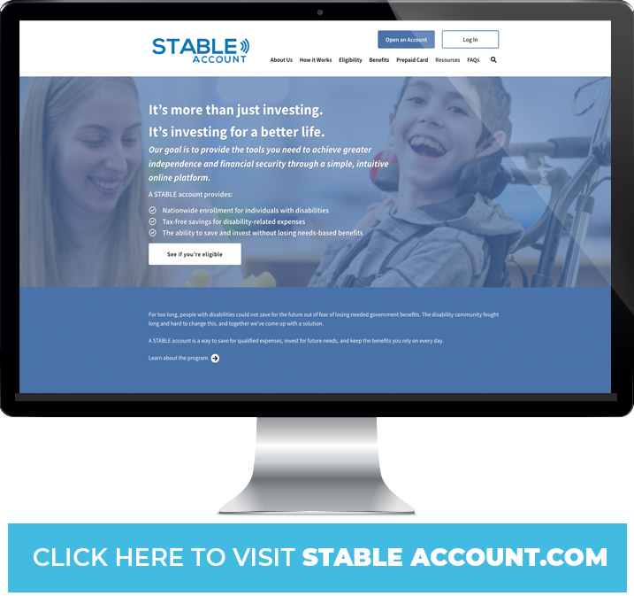 Go to STABLE Account website